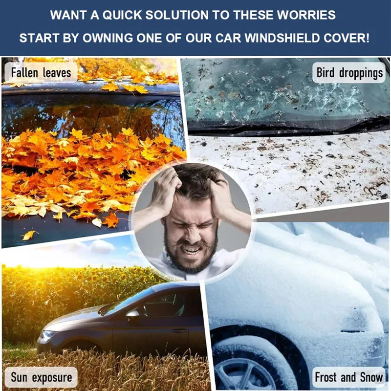 🔥Magnetic Car Anti-snow Cover