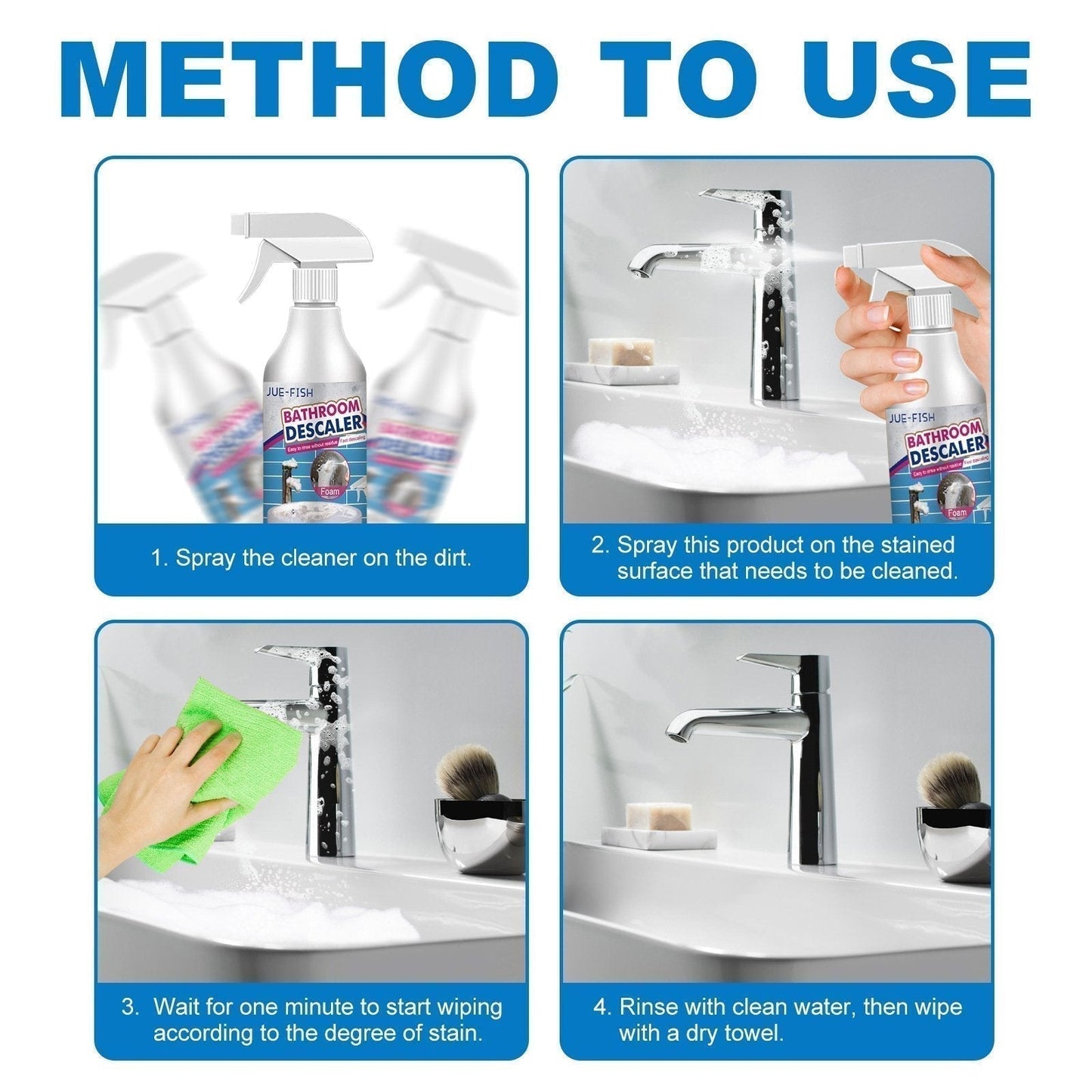 🔥Multipurpose Bathroom Stubborn Stains Cleaner