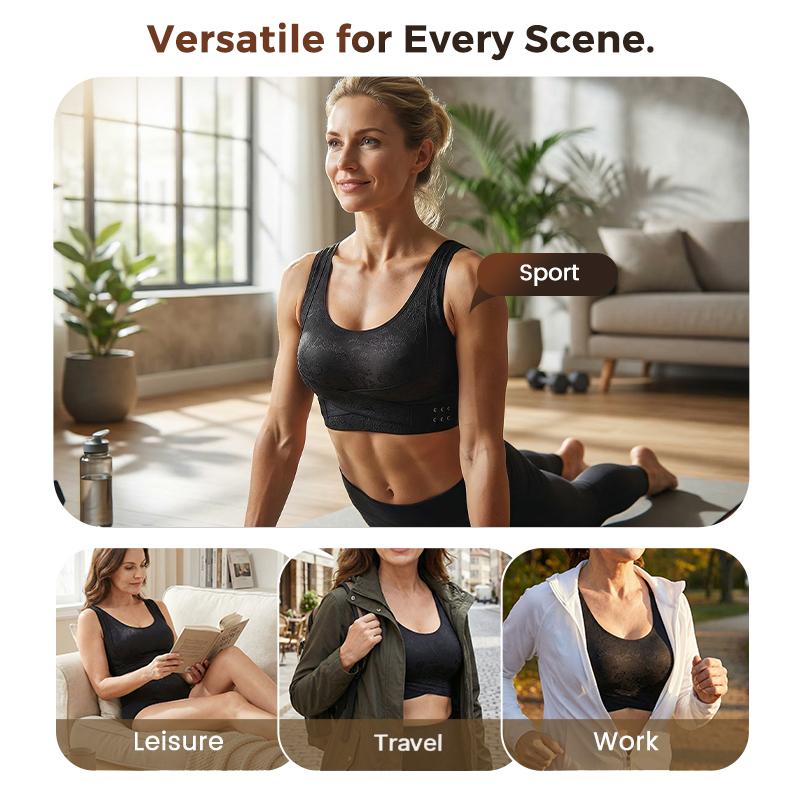 💖✨ All-Day Comfort Meets Perfect Shape! Criss-Cross Lift & Sculpt Bra👚⚡️