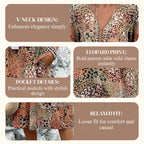 💥Safari Chic Leopard Dress