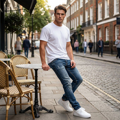 Men's Modern Slim Fit Stretch Jeans