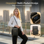 👜 📱 Women's Touch Screen Messenger Bag – Smart Phone Charging, Anti-Theft & Water-Resistant ✨