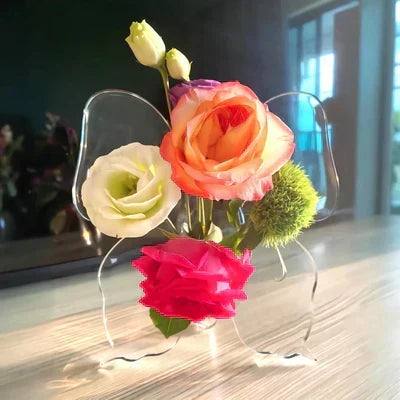 🔥Transparent Butterfly-Inspired Decorative Vase