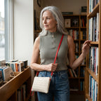 Women's Woven Straw Shoulder Clutch Bag