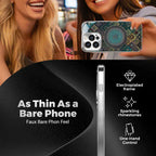 Colorful Lotus Flower Totem Case Kit for iPhone - Get a FREE Exquisite Diamond Bracelet!🔥