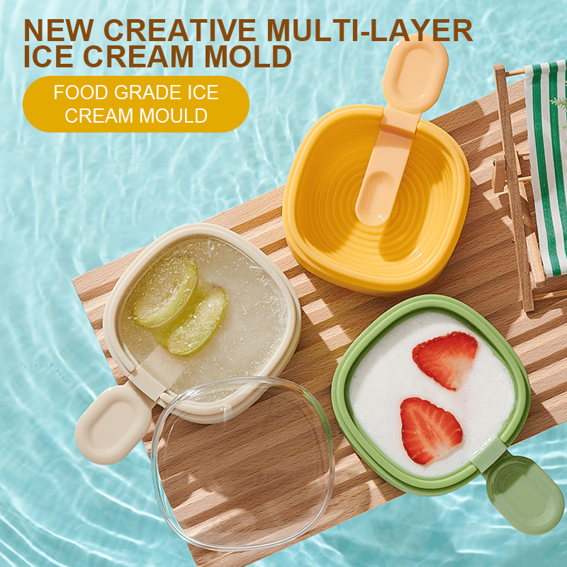 🍦New Creative Multi-Layer Ice Cream Mold✨