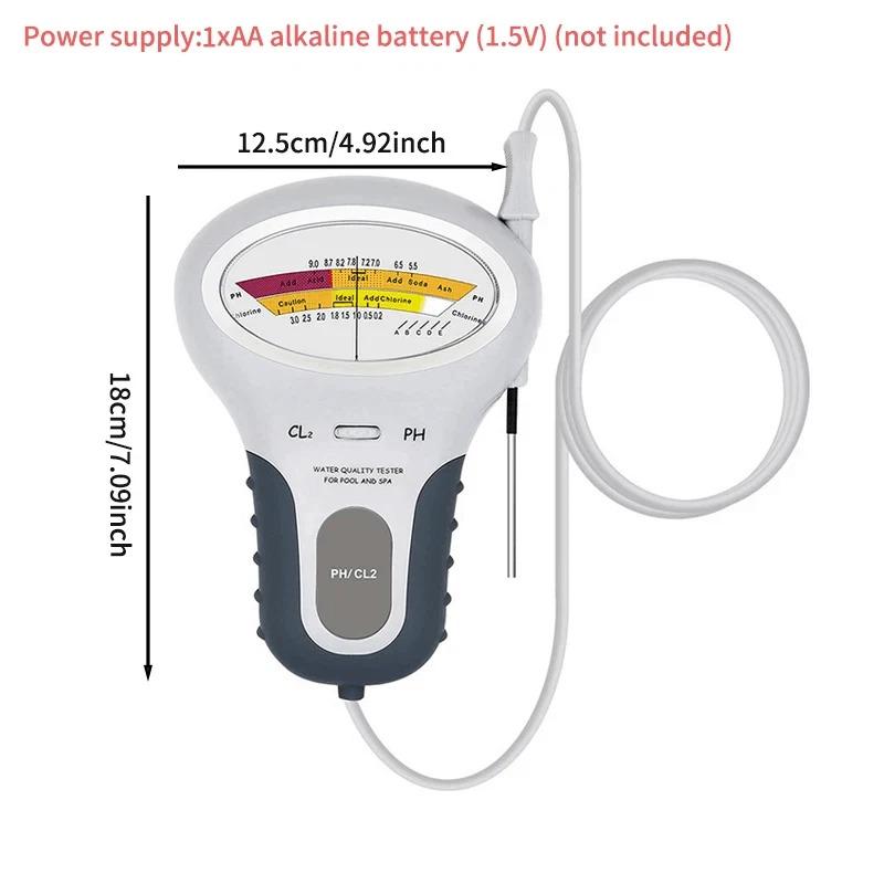 🔬💧 pH & Cl2 Pool Tester – Precise Measurement of pH & Chlorine in Your Pool – Simple, Fast, Reliable. 🔥🏊