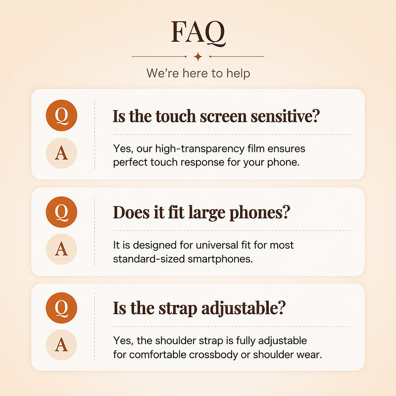🛍️👜 Anti-Theft Touchscreen Crossbody Phone Bag