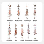 Pure Hand-made Copper Horse Wind Chimes