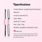 Double-Ended Waterproof Lengthening & Curling Mascara（50% OFF）