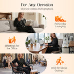 🔥Women's Irregular Hem Top & Casual Pants Set