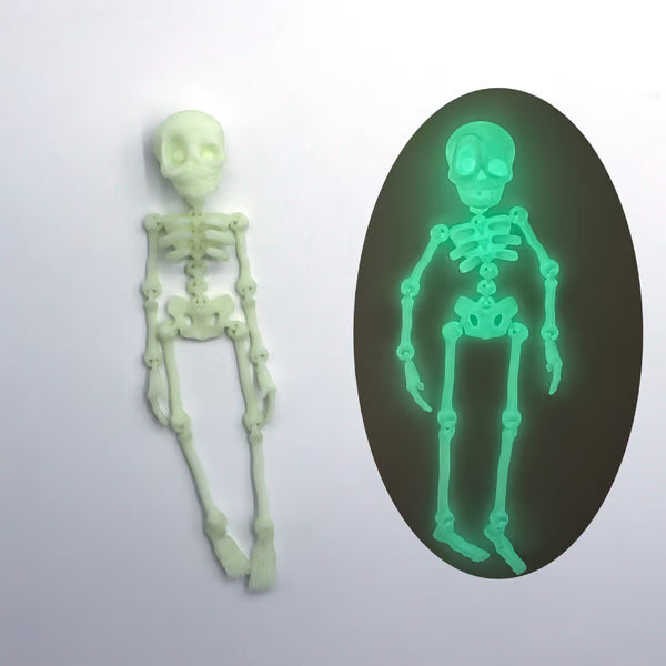 🎃Halloween Hot Sale 💀✨3D Printed Vintage Skeleton Magnetic Figurine 🎃