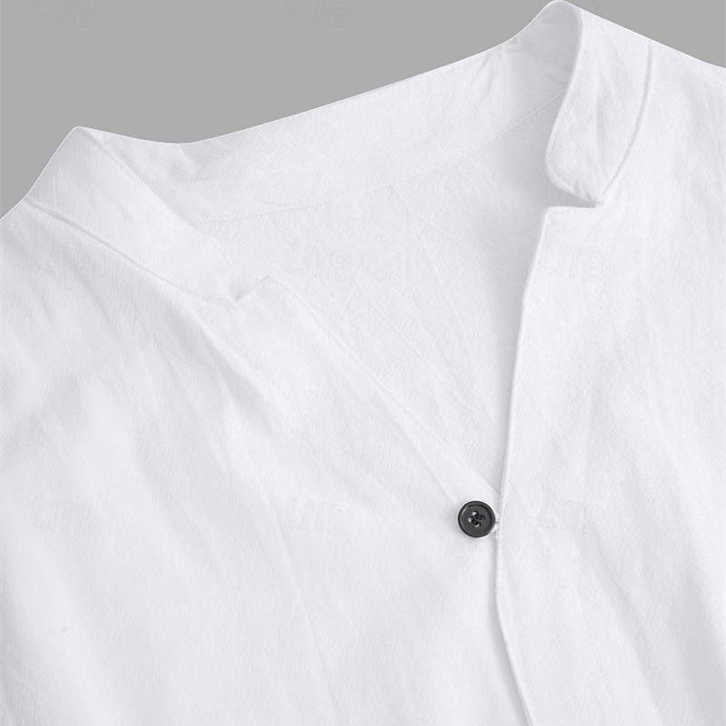 Men's Trendy Cotton Linen Top & Pants Two-Piece Set🎉BIG SALE
