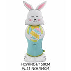🎁Easter Early Bird Sale🐰Giant 3D Standing Bunny Balloon Self-Supporting Festive Cheer