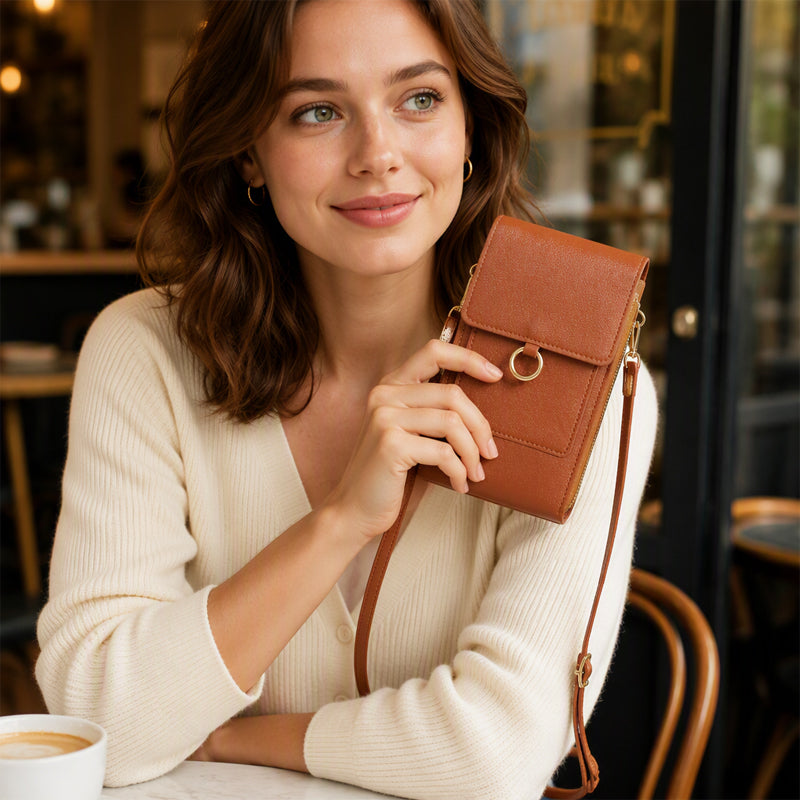 🛍️👜 Anti-Theft Touchscreen Crossbody Phone Bag