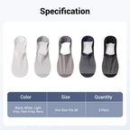 💥5 Pairs Ice Silk No-Show Socks Set