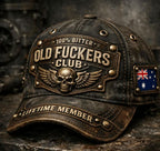 Old Fuckers Club Vintage Embroidered Cap