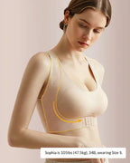 ⚡Front Closure Cross-Back Wireless Posture Bra