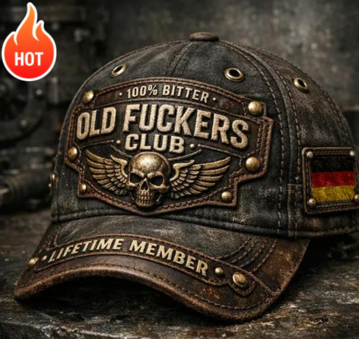 Old Fuckers Club Vintage Embroidered Cap