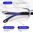 New Sapphire High Hardness anti-blue Dual-Use Reading Glasses