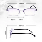 New Sapphire High Hardness anti-blue Dual-Use Reading Glasses