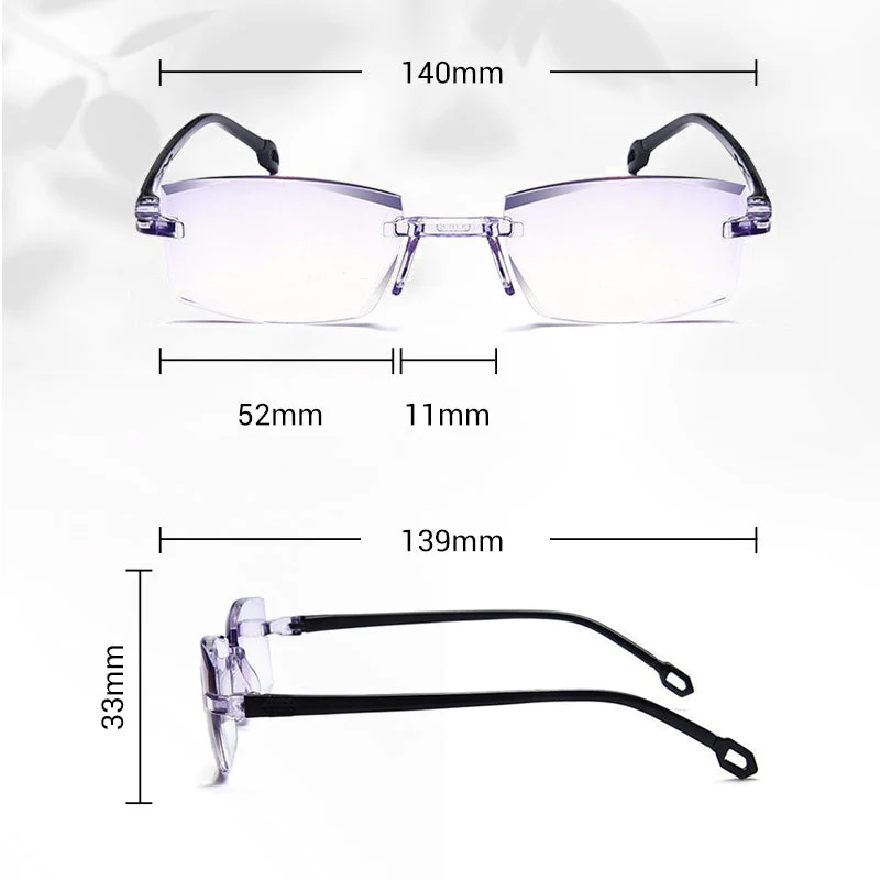 New Sapphire High Hardness anti-blue Dual-Use Reading Glasses