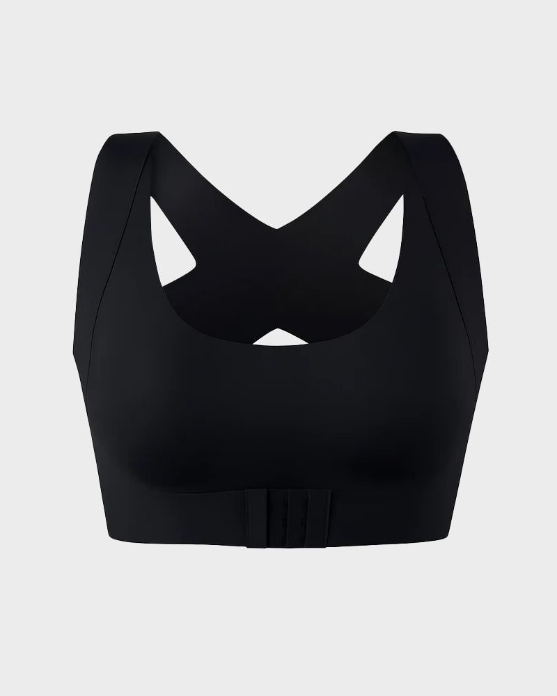 ⚡Front Closure Cross-Back Wireless Posture Bra