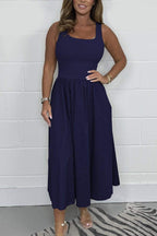 💥Women's Flared T-Shirt Midi Dress — Effortlessly Chic 🌟