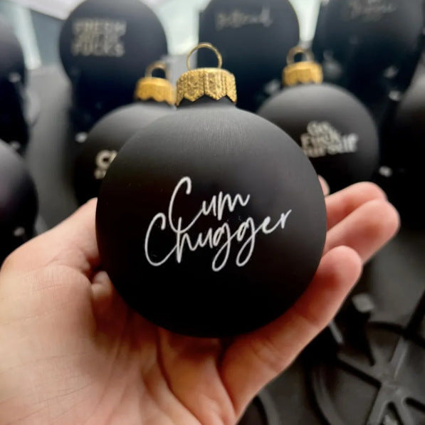 🤣 Funny Christmas Ornament - Humorous Design for Tree Decoration, Perfect Gift for Family Gatherings 🎁📦