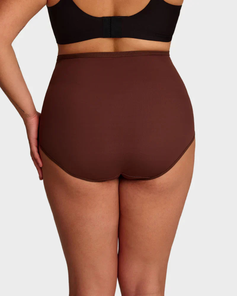 🌸Buy 1 Get 3 Packs✨Plus-Size High-Waist Cross Tummy Control Panties