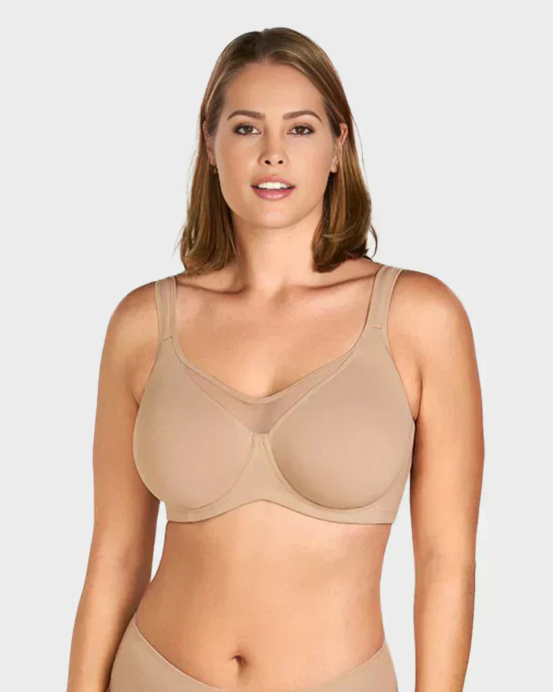 💐Women's Elegant Sheer Full Coverage Plus Size Bra