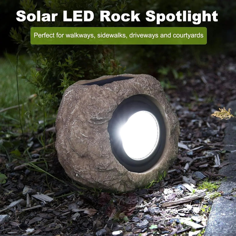 ✨Solar Powered LED Rock Lamp