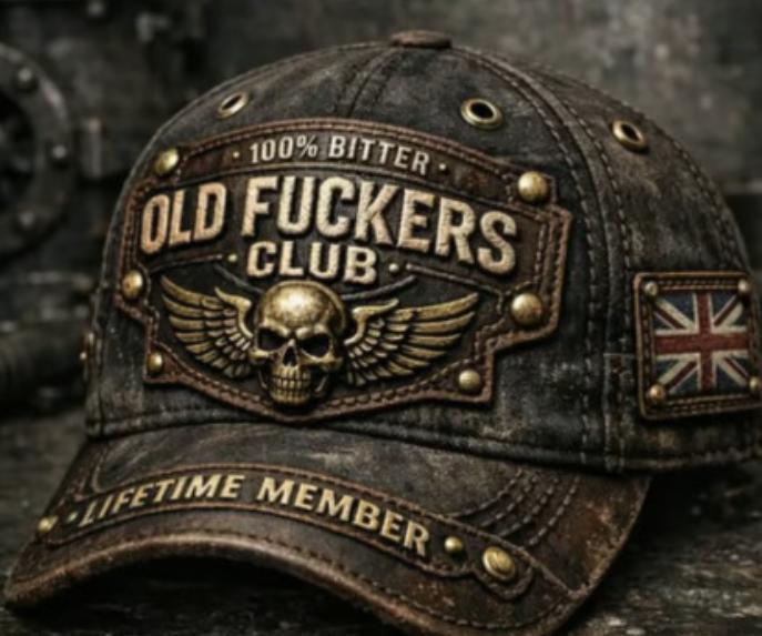 Old Fuckers Club Vintage Embroidered Cap