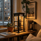 📞✨Vintage Phone Booth Ambient Lamp