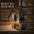 Hidden Bedside Phone Tablet Holder Retractable