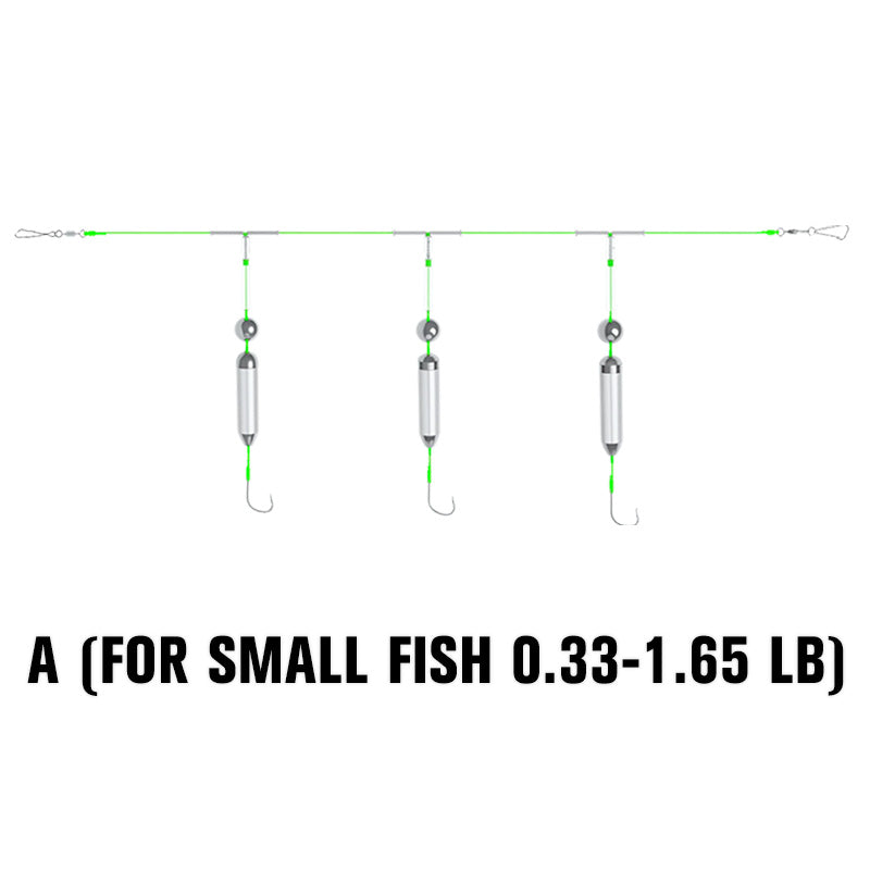 🔥3 Hooks Anti Drift Bottom Fishing Rig