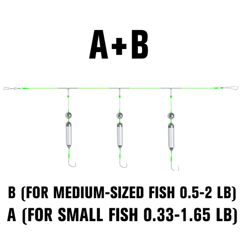 🔥3 Hooks Anti Drift Bottom Fishing Rig