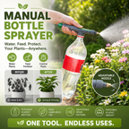 🌿Manual Drink Bottle Sprayer with Adjustable Nozzle‑Portable DIY Garden Spray Tool, Fits Standard Plastic Bottles for Plant Watering, Fertilizing & Pest Control