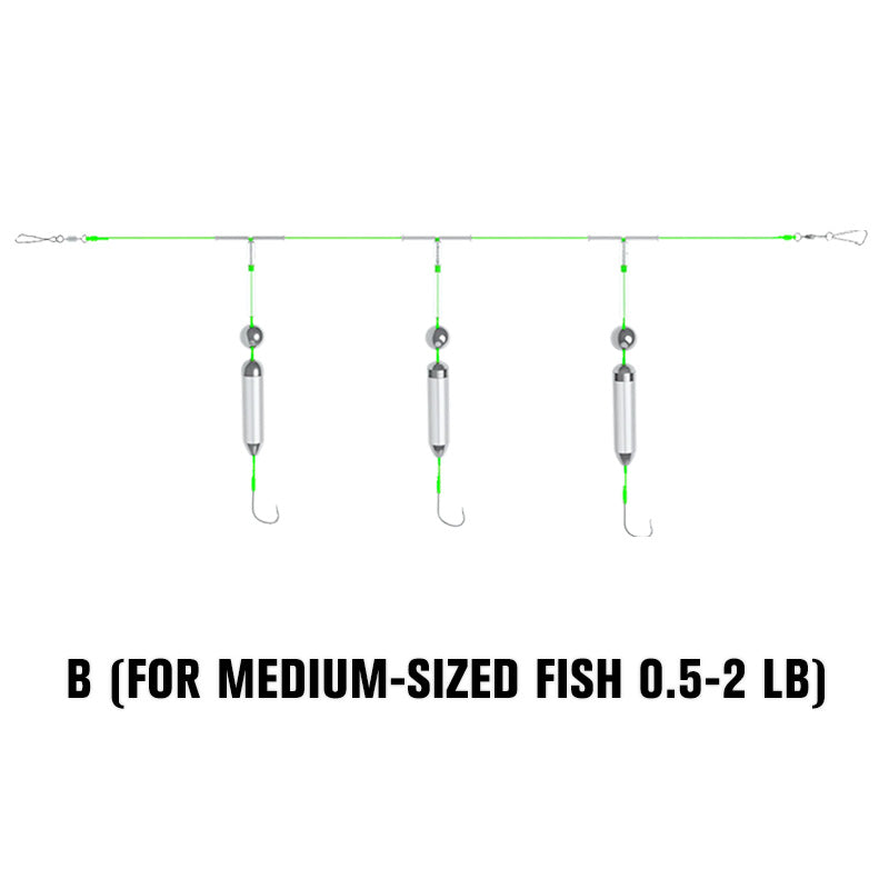🔥3 Hooks Anti Drift Bottom Fishing Rig