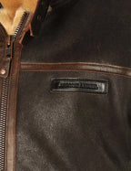 SHEEPSKIN BOMBER JACKET