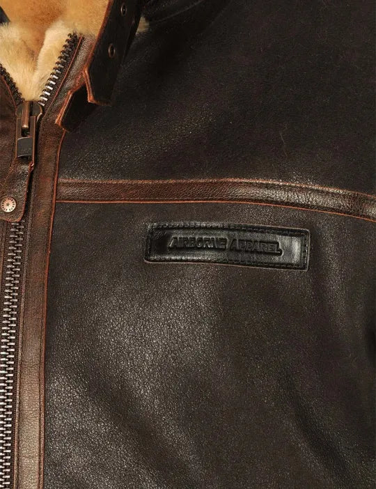 SHEEPSKIN BOMBER JACKET