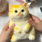 🎁Easter Promotion😻Cute And Soft Cat-shaped Toy💕(Relieves Stress)