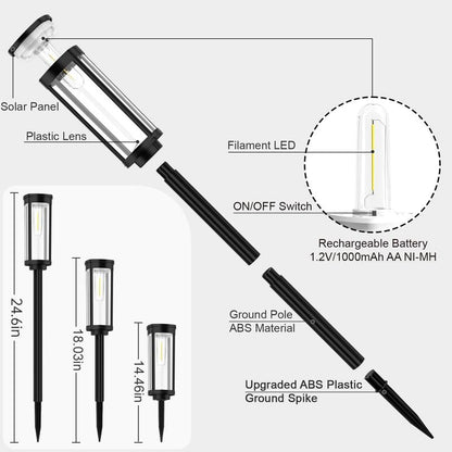 🔥Hot Sale💡✨Solar Pathway Lights Outdoor