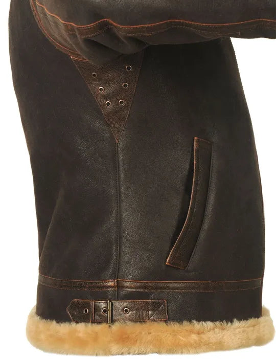 SHEEPSKIN BOMBER JACKET