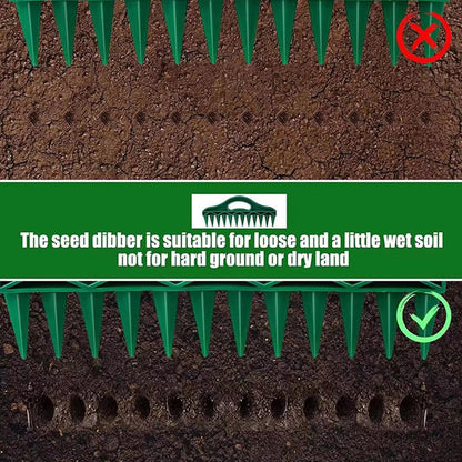 🌱 12-Hole Garden Seed Dibber – One-Press Planting, Precision Spacing – Lightweight, Weatherproof – 12x Faster Seeding! 🌻✨