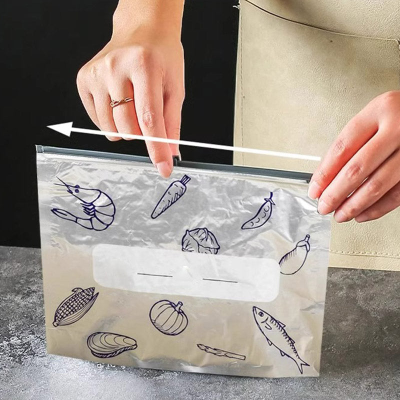 🍗Buy 2 Get 1 Free 🥦Reusable Aluminum Foil Sealable Storage Bags