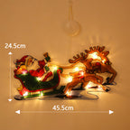 ⛄Christmas pre-sale🎄 Christmas Window Hanging Lights💡