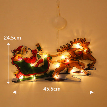 ⛄Christmas pre-sale🎄 Christmas Window Hanging Lights💡
