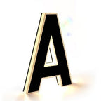 Solar Lighted House Numbers Waterproof LED Address Signs