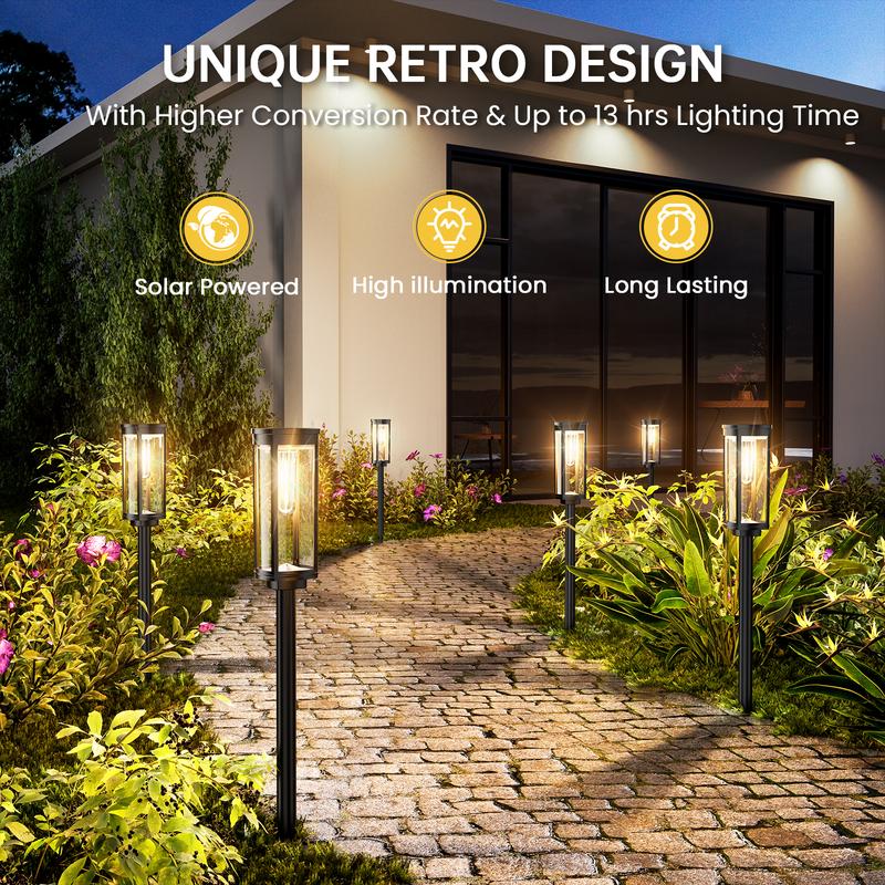 🔥Hot Sale💡✨Solar Pathway Lights Outdoor